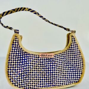 WOVEN PURSE HALF MOON #18
